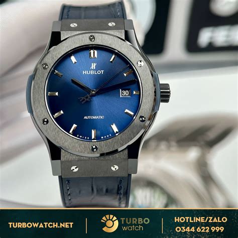 hublot classic fusion ceramic blue 42mm